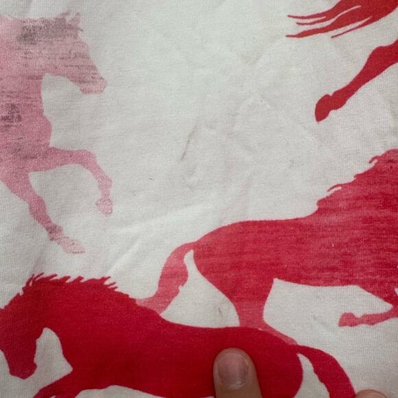 Monet Women’s Pink White Horse Fashion Casual T-Shirt Size Small - Picture 4 of 6